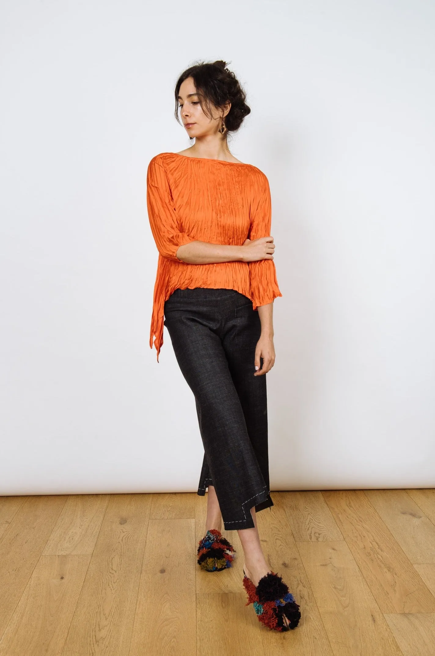 Twisted Square Top | Saffron