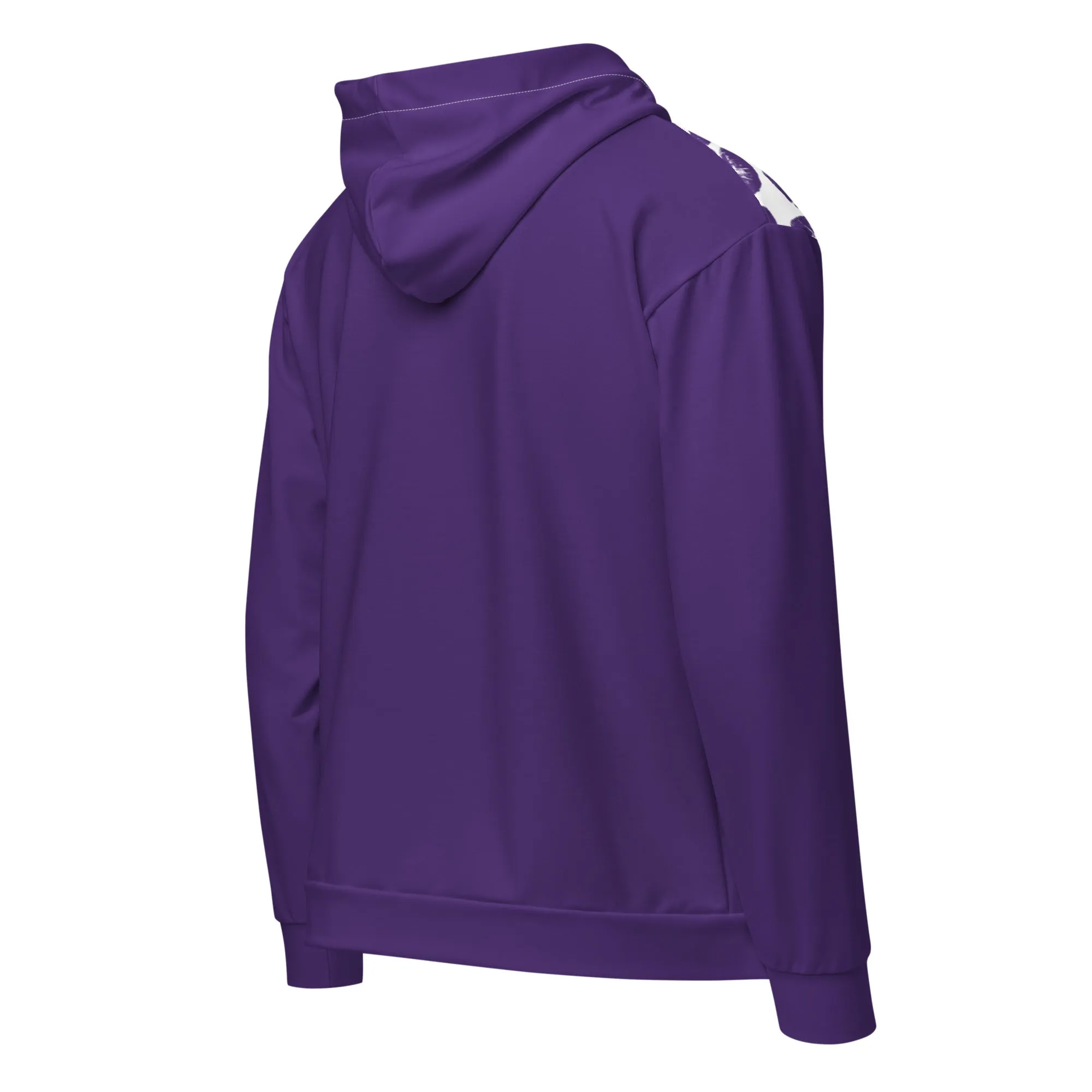 Unisex zip hoodie Purple Kisses