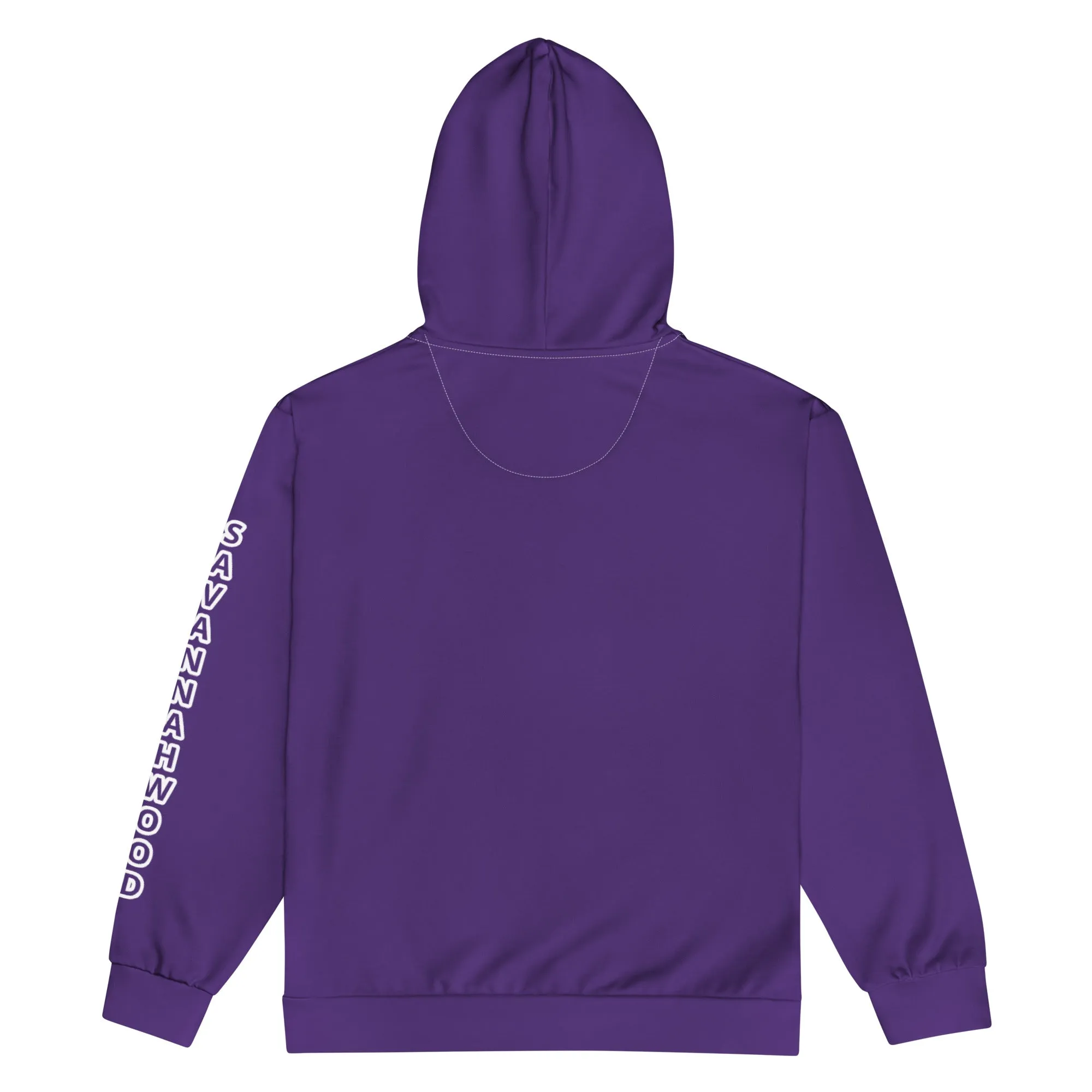 Unisex zip hoodie Purple Kisses