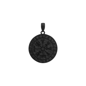 Vegvisir Pendant - Black