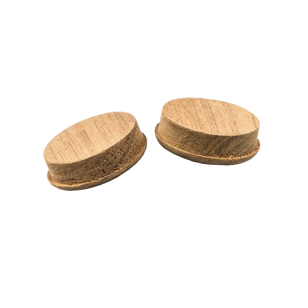 Whitecap Teak Round Drawer Pull - 1-3/8 Round - 2 Pack [60127-A]