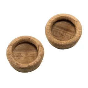 Whitecap Teak Round Drawer Pull - 1-3/8 Round - 2 Pack [60127-A]