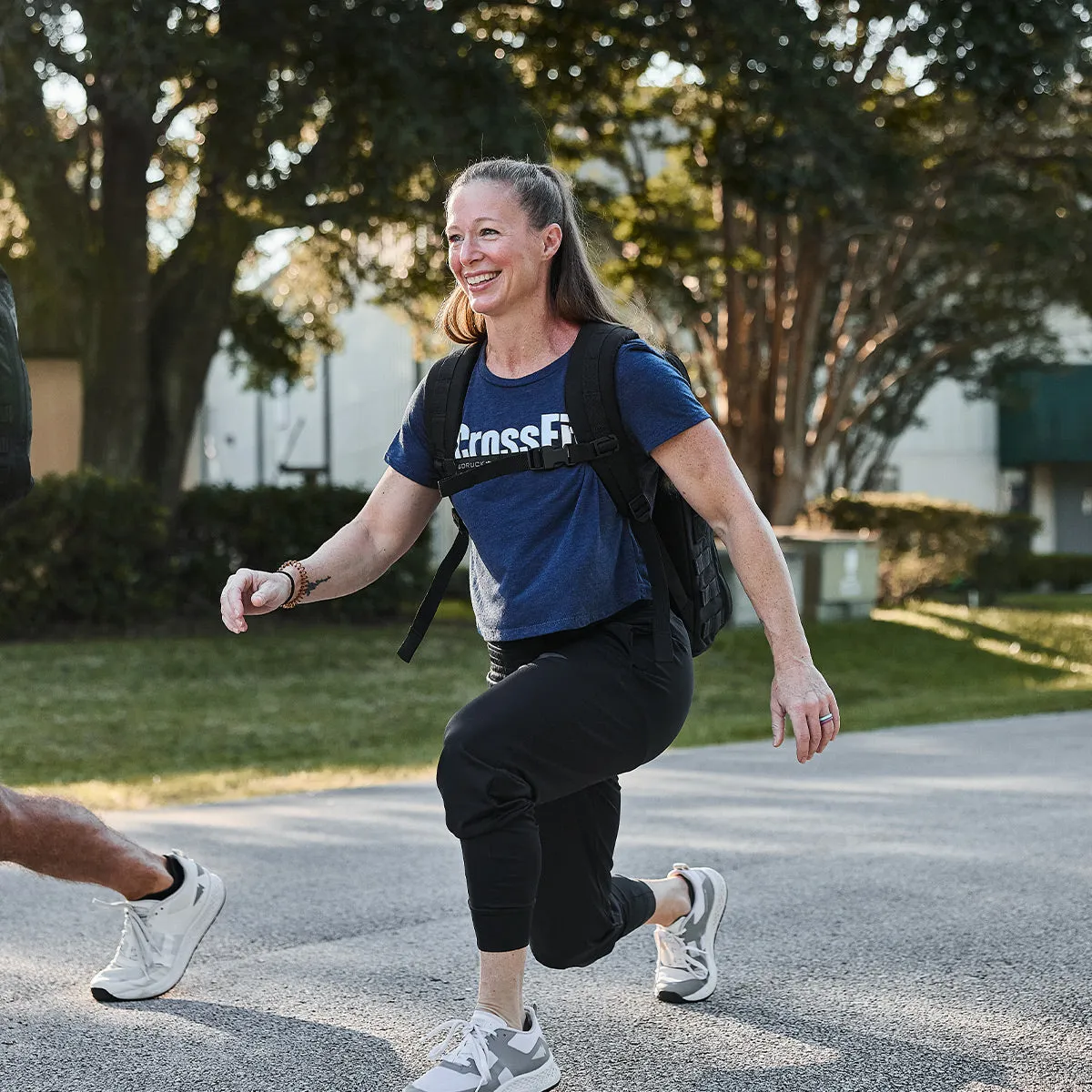 Women's CrossFit Cropped Tee - Poly-Blend