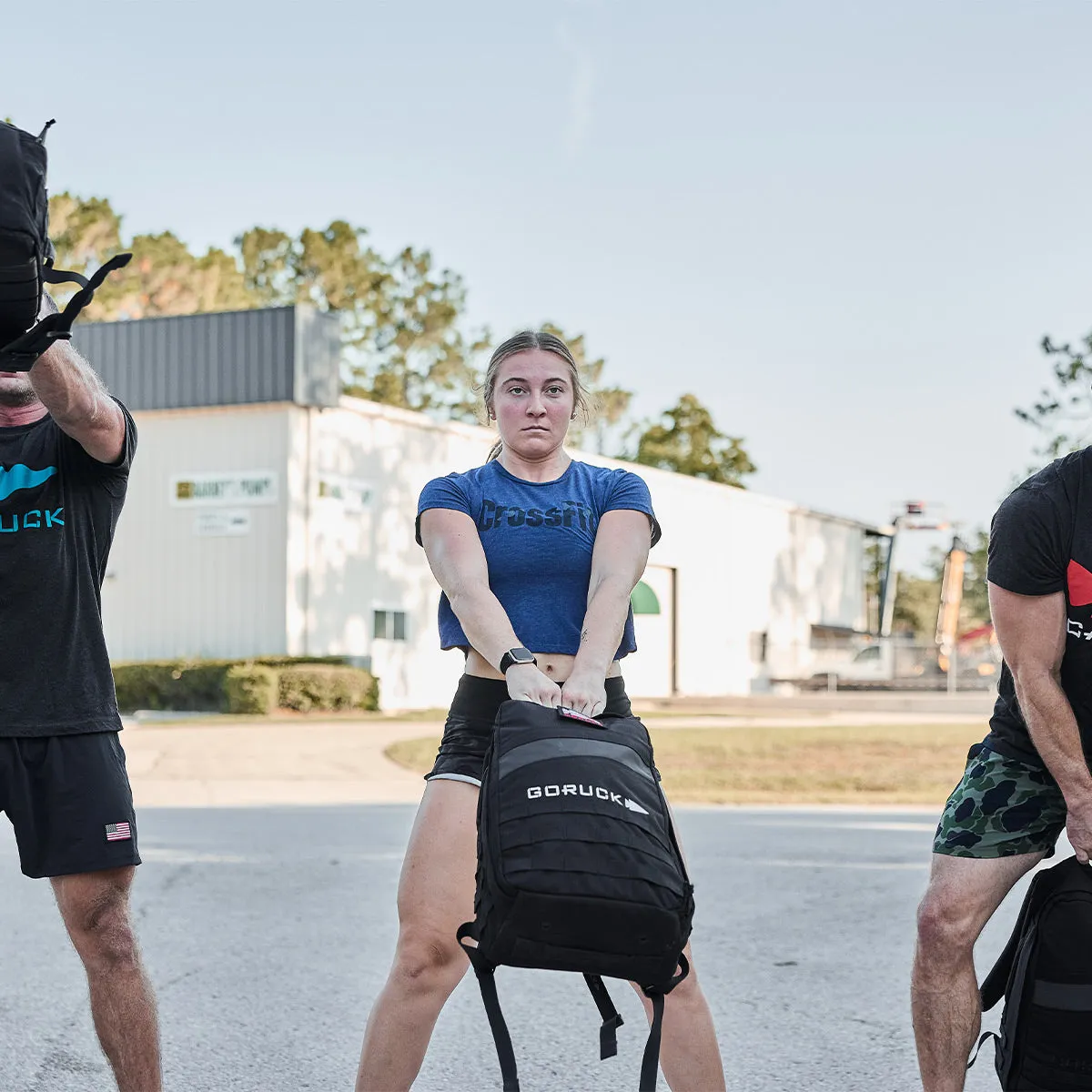 Women's CrossFit Cropped Tee - Poly-Blend