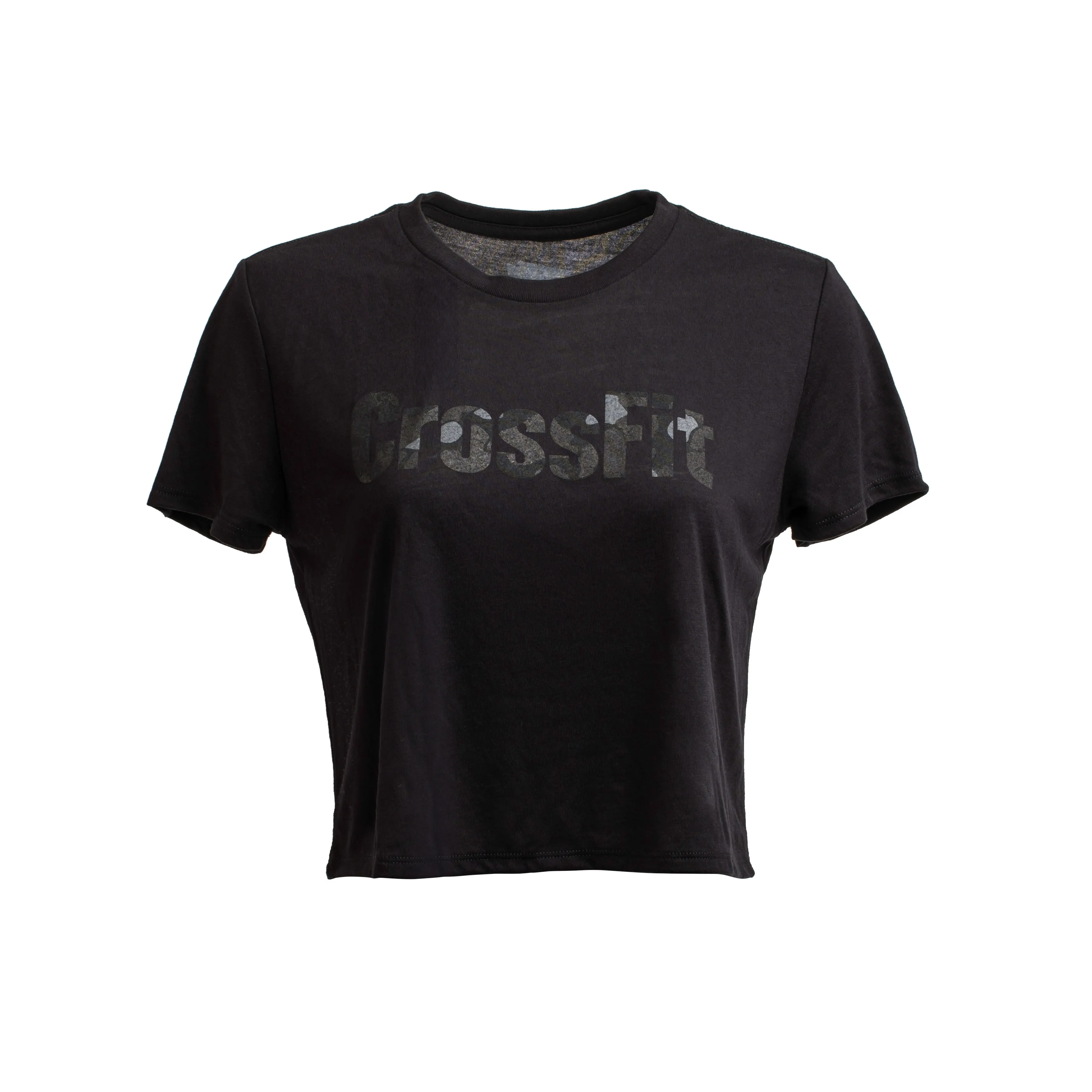 Women's CrossFit Cropped Tee - Poly-Blend