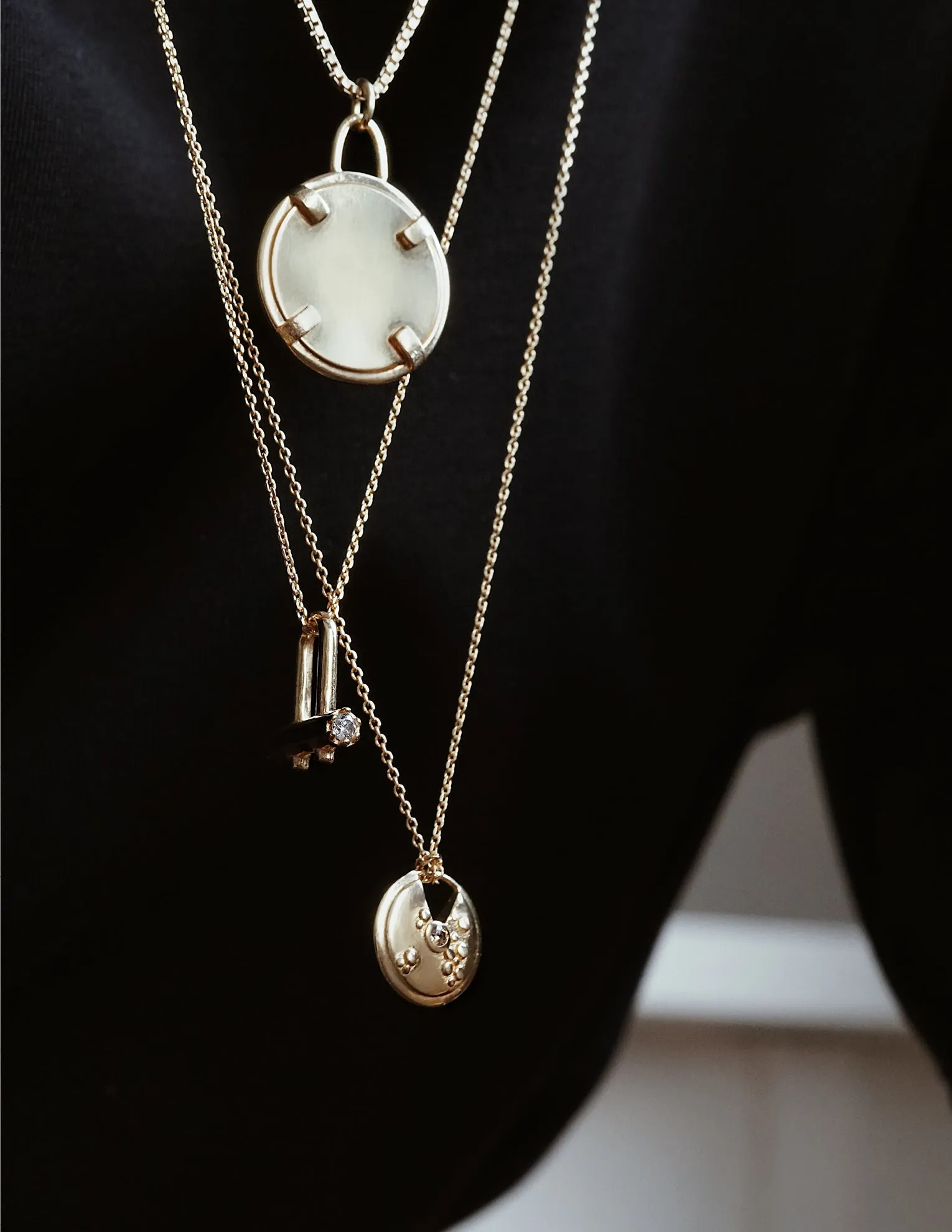 Zion Coin Pendant <br> Gold Vermeil