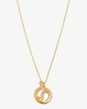 Zodiac Constellation Pendant Necklace - Scorpio | 18ct Gold Plated Vermeil/Scorpio